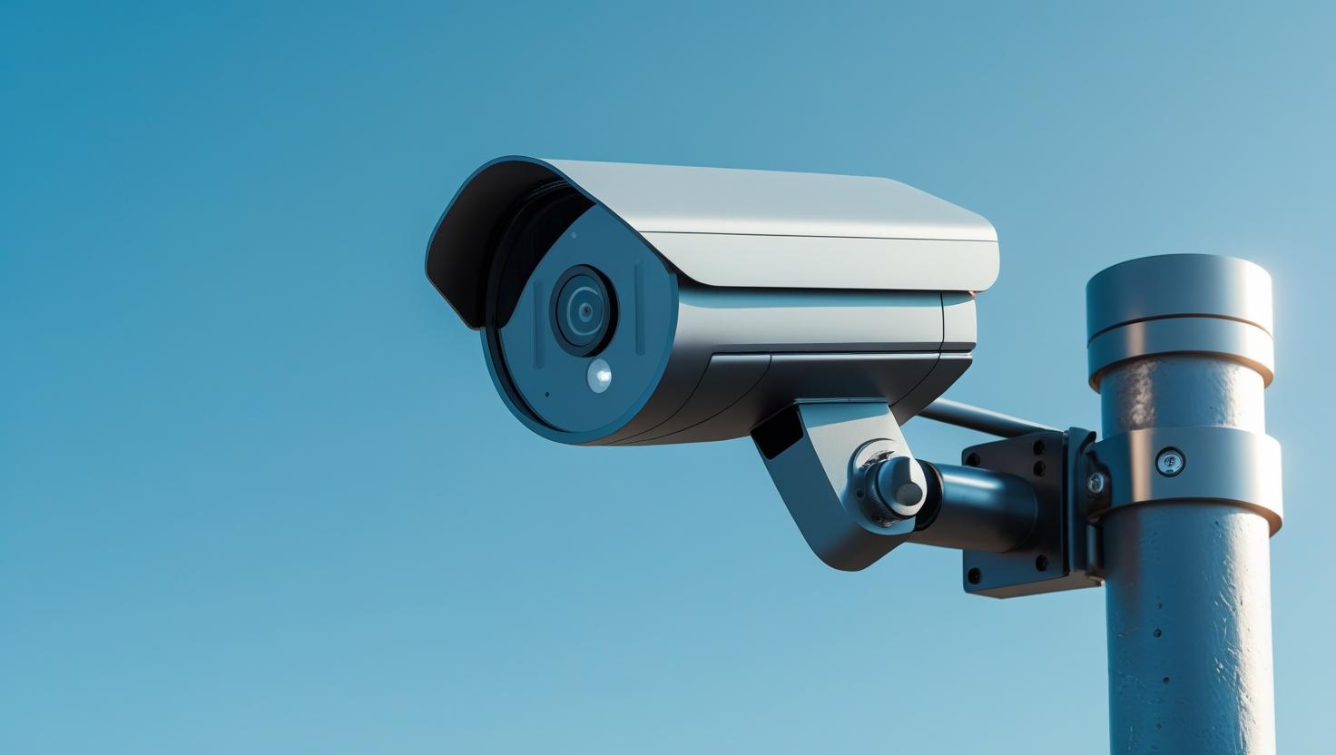 cámara cctv 24/7 con Soporte Manfrex